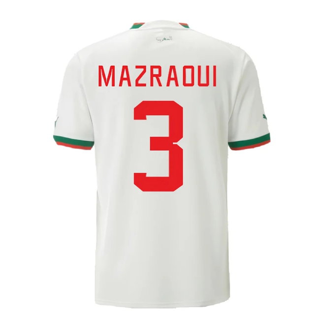 2022-2023 Morocco Away Shirt (MAZRAOUI 3) — Buy Now