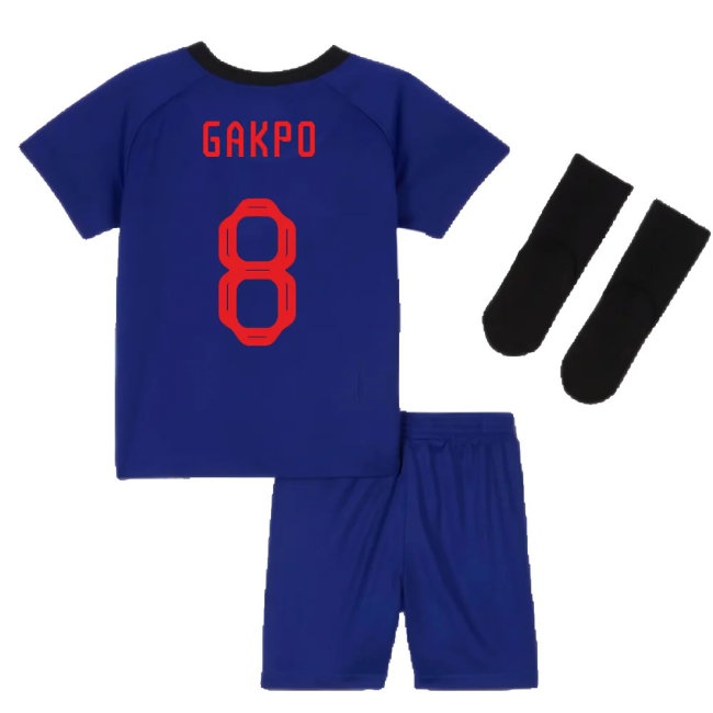 2022-2023 Netherlands Away Mini Kit (Gakpo 8) — Shop Now