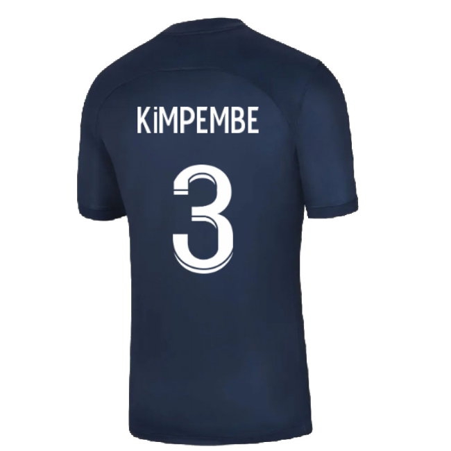 2022-2023 PSG Home Shirt (no sponsor) (KIMPEMBE 3) — Shop Now