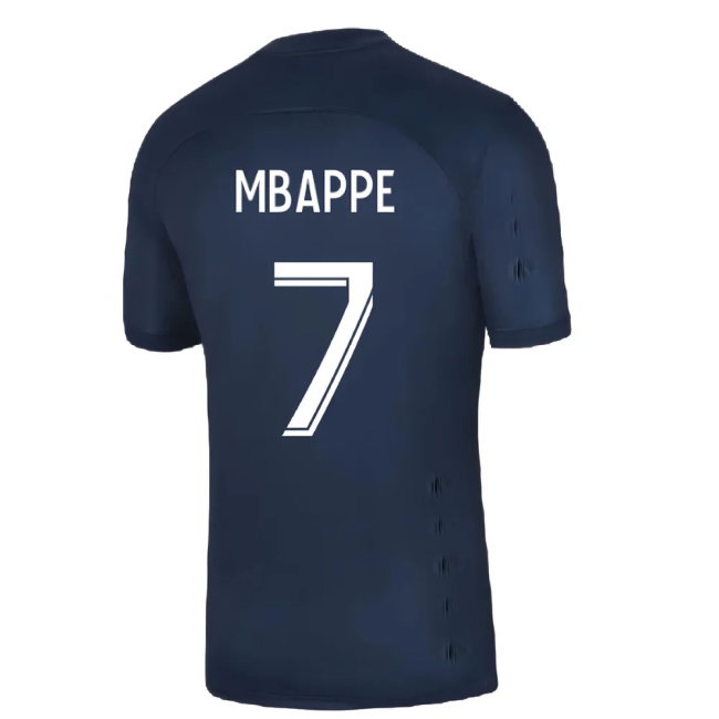 2022-2023 PSG Home Shirt (no sponsor) (MBAPPE 7) — Shop Online