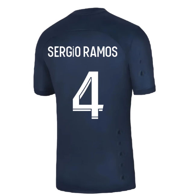 2022-2023 PSG Home Shirt (no sponsor) (SERGIO RAMOS 4) — Shop Now