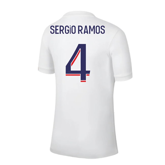 2022-2023 PSG Third Shirt (Kids) (SERGIO RAMOS 4) — Buy Online