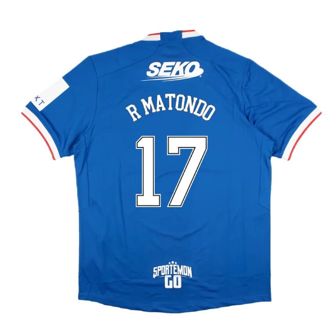 2022-2023 Rangers Home Pro Jersey (R MATONDO 17) — Shop Online