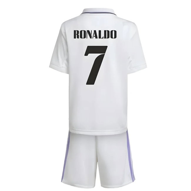 2022-2023 Real Madrid Home Mini Kit (RONALDO 7) — Shop Online