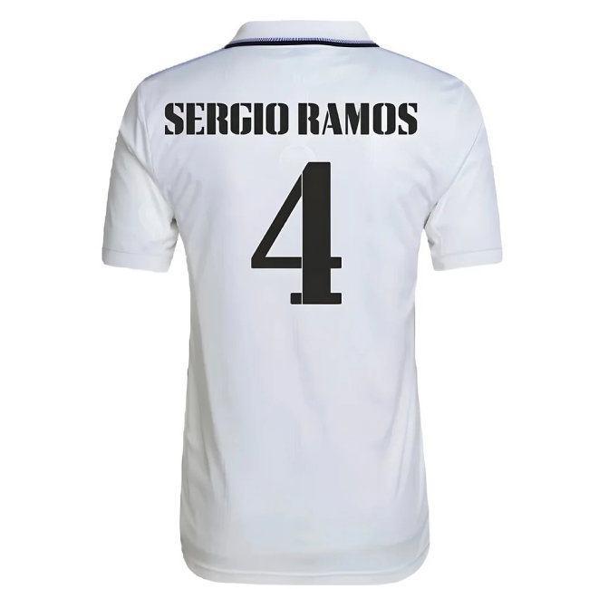 2022-2023 Real Madrid Home Shirt (SERGIO RAMOS 4) — Shop Online