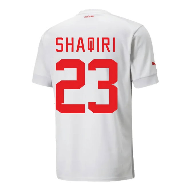 2022-2023 Switzerland Away Shirt (Shaqiri 23) — Shop Online