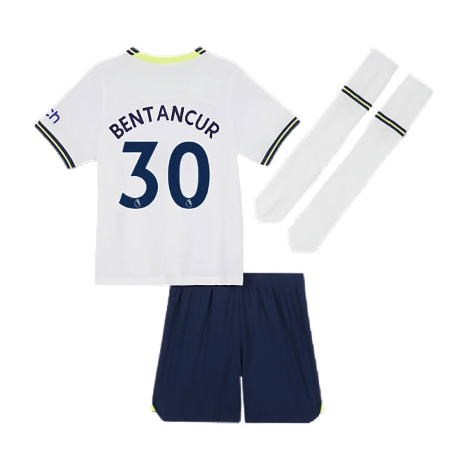 2022-2023 Tottenham Little Boys Home Mini Kit (BENTANCUR 30) — Buy Now