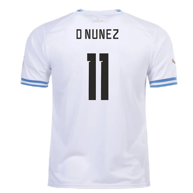 2022-2023 Uruguay Away Shirt (D Nunez 11) — Buy Online