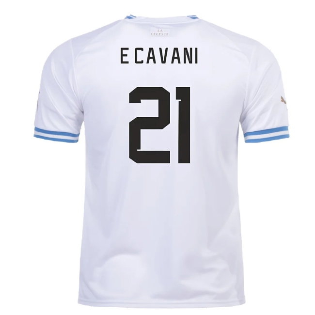 2022-2023 Uruguay Away Shirt (E Cavani 21) — Shop Online