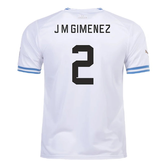 2022-2023 Uruguay Away Shirt (J M Gimenez 2) — Shop Now