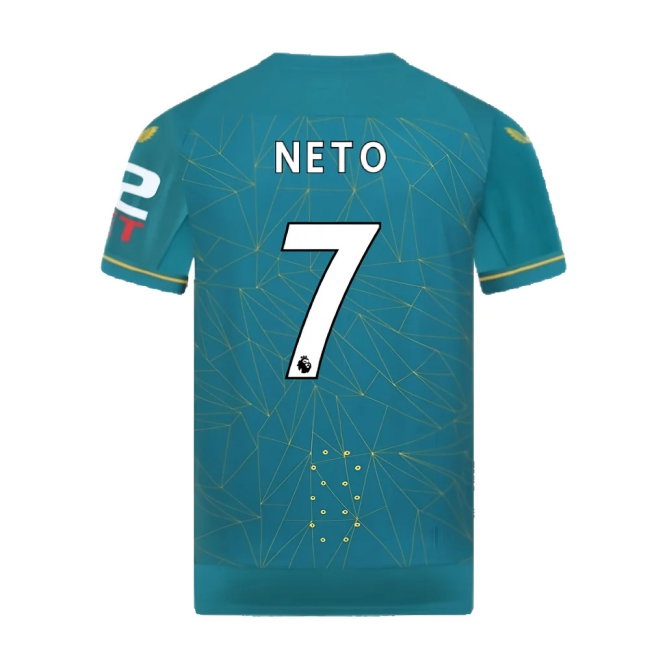 2022-2023 Wolves Away Pro Jersey (NETO 7) — Shop Online