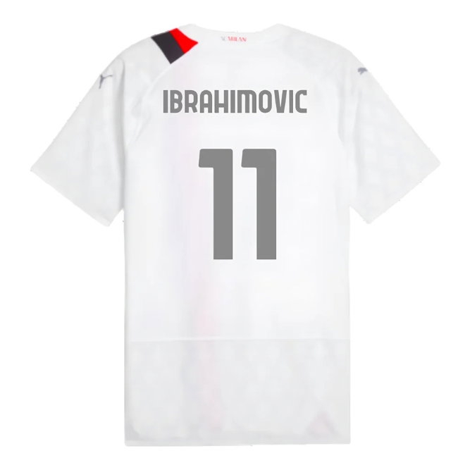 2023-2024 AC Milan Away Player Version Shirt (Ibrahimovic 11) — Shop Online