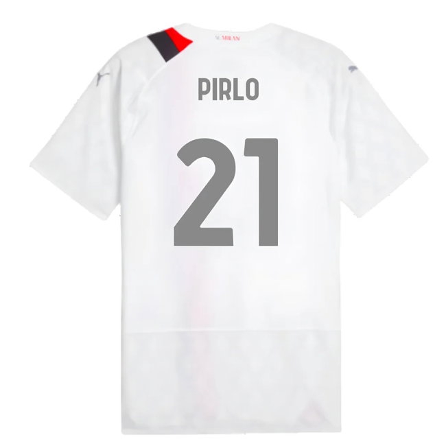 2023-2024 AC Milan Away Player Version Shirt (Pirlo 21) — Shop Online