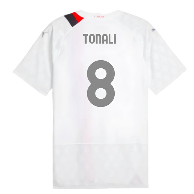 2023-2024 AC Milan Away Player Version Shirt (Tonali 8) — Shop Online