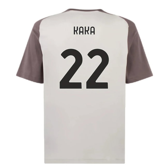 2023-2024 AC Milan Casuals Tee (Light Grey) (Kaka 22) — Buy Online