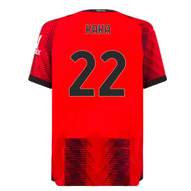 2023-2024 AC Milan Home Player Version Shirt (Kaka 22) — Shop Now