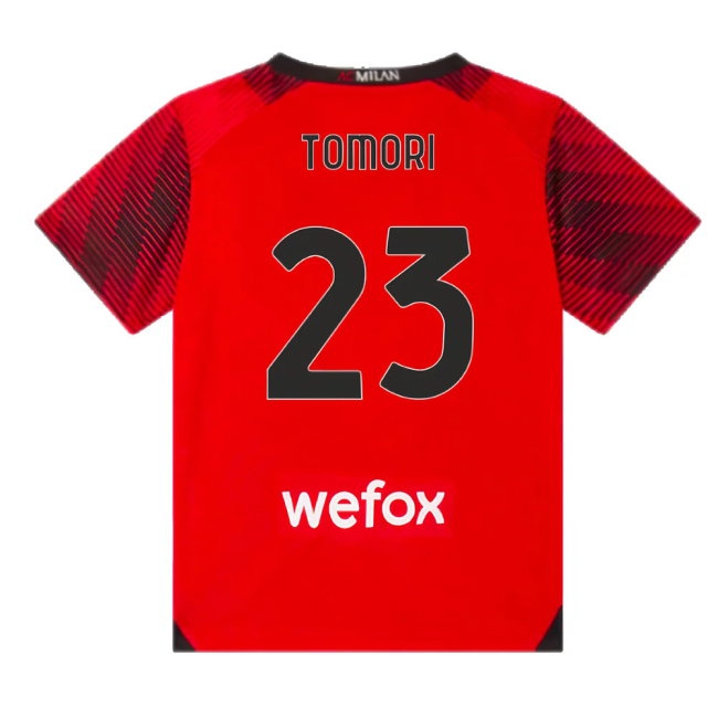 2023-2024 AC Milan Home Mini Kit (Tomori 23) — Buy Online