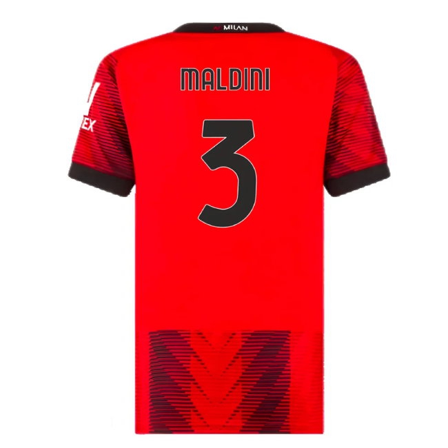 2023-2024 AC Milan Home Shirt (Ladies) (Maldini 3) — Buy Now