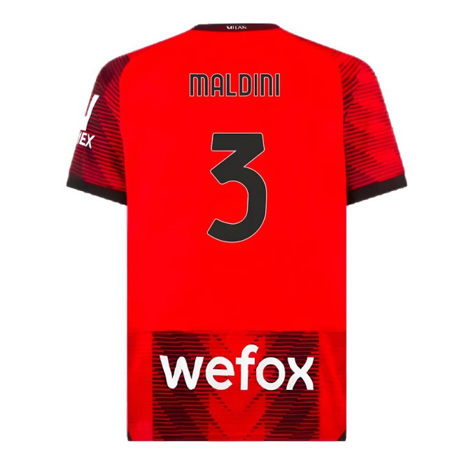 2023-2024 AC Milan Home Shirt (Maldini 3) — Buy Online