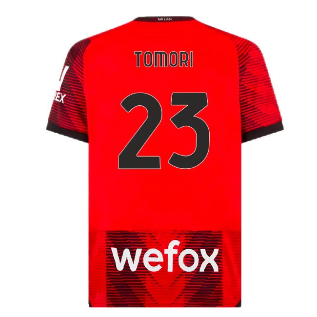 2023-2024 AC Milan Home Shirt (Tomori 23) — Buy Online