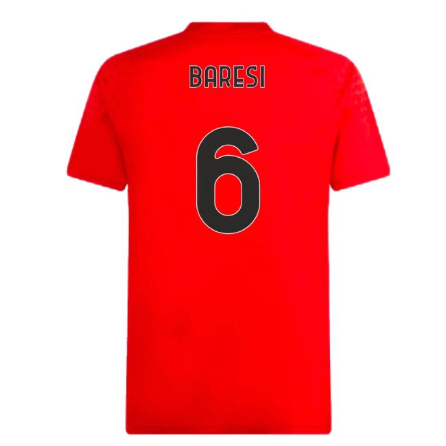 2023-2024 AC Milan Training Jersey (Red) (Baresi 6) — Buy Online