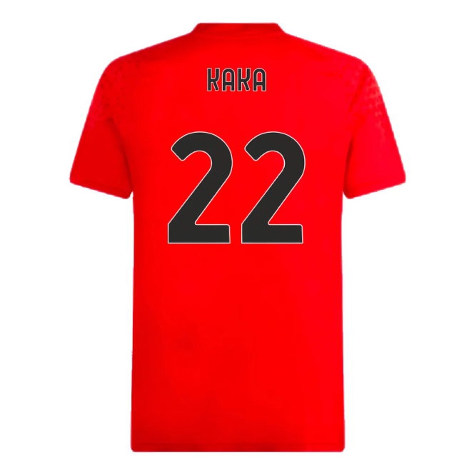 2023-2024 AC Milan Training Jersey (Red) (Kaka 22) — Shop Now