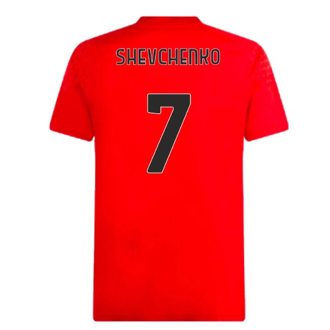 2023-2024 AC Milan Training Jersey (Red) (Shevchenko 7) — Shop Online
