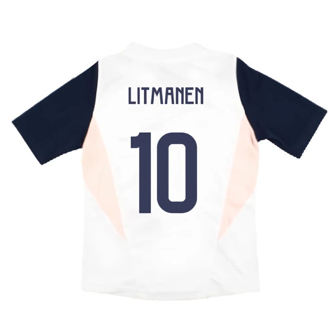 2023-2024 Ajax Training Jersey (White) - Kids (LITMANEN 10) — Buy Now