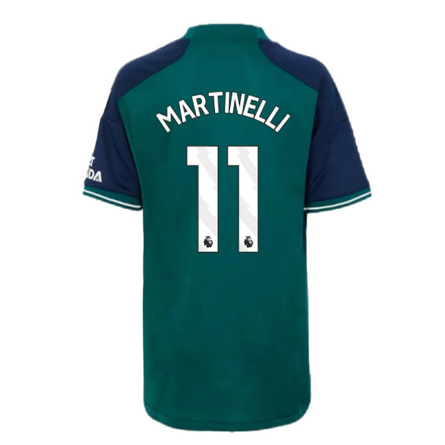 2023-2024 Arsenal Third Shirt (Kids) (Martinelli 11) — Buy Now