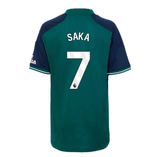 2023-2024 Arsenal Third Shirt (Kids) (Saka 7) — Shop Now