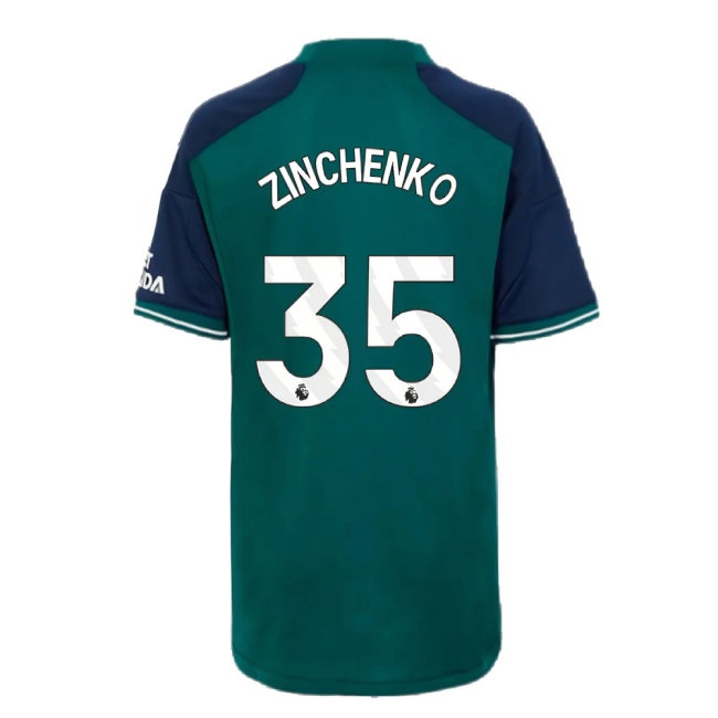 2023-2024 Arsenal Third Shirt (Kids) (Zinchenko 35) — Buy Online