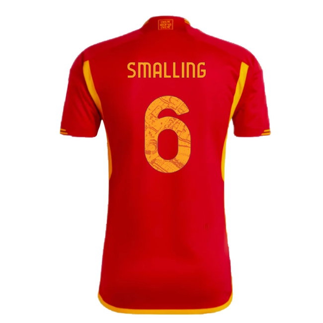 2023-2024 AS Roma Home Shirt (SMALLING 6) — Buy Online