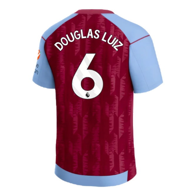 2023-2024 Aston Villa Home Shirt (Douglas Luiz 6) — Buy Now