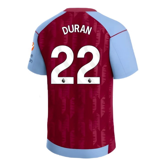 2023-2024 Aston Villa Home Shirt (Duran 22) — Buy Online
