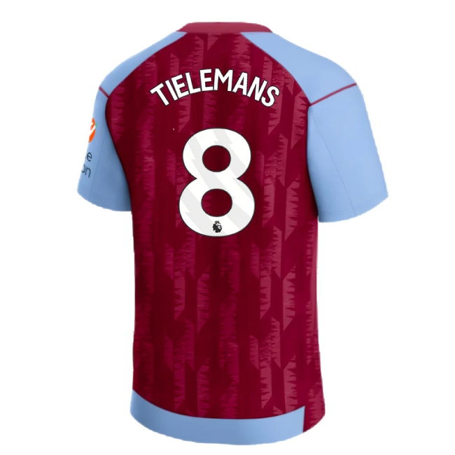 2023-2024 Aston Villa Home Shirt (Tielemans 8) — Shop Online
