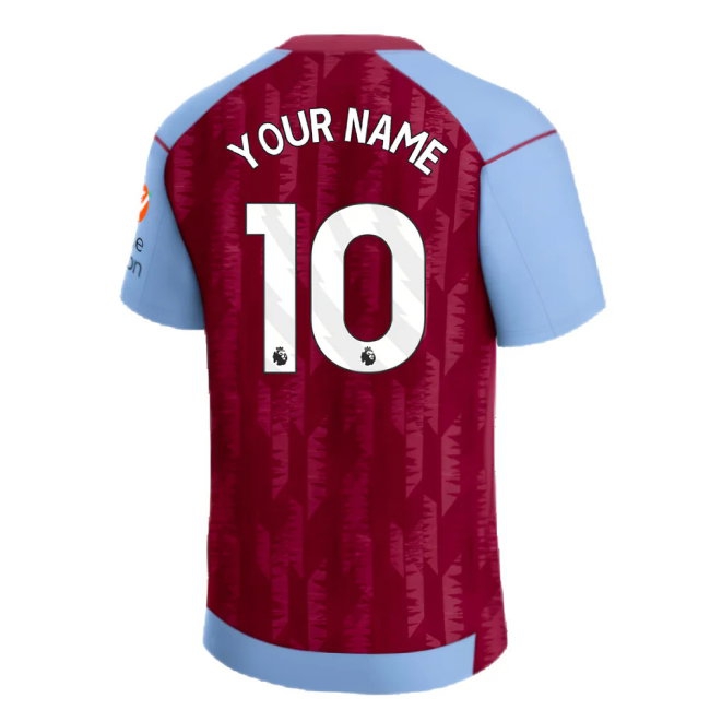2023-2024 Aston Villa Home Shirt (Your Name) — Shop Now