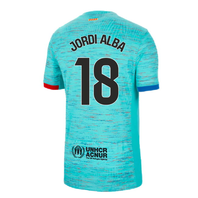 2023-2024 Barcelona Player Version Third Shirt (Jordi Alba 18) — Buy Online