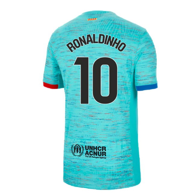 2023-2024 Barcelona Player Version Third Shirt (Ronaldinho 10) — Shop Online