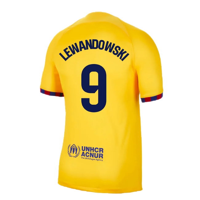 2023-2024 Barcelona Fourth Shirt (Lewandowski 9) — Buy Now