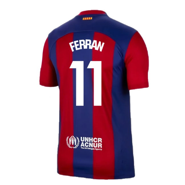 2023-2024 Barcelona Home Shirt (Ferran 11) — Buy Online