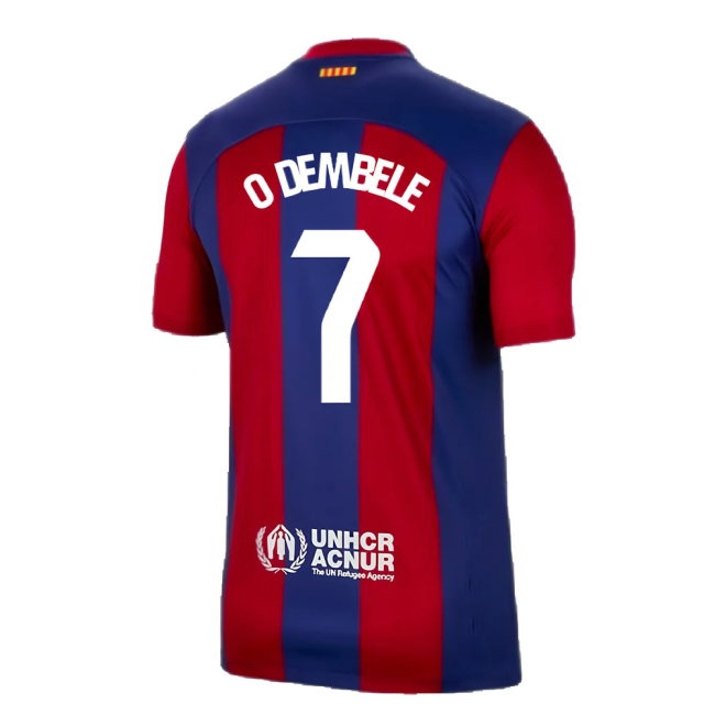 2023-2024 Barcelona Home Shirt (O Dembele 7) — Shop Now