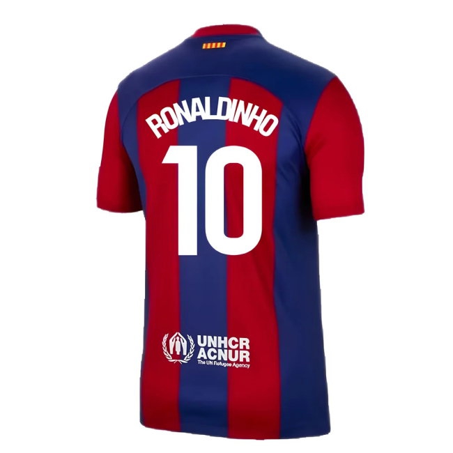 2023-2024 Barcelona Home Shirt (Ronaldinho 10) — Shop Now