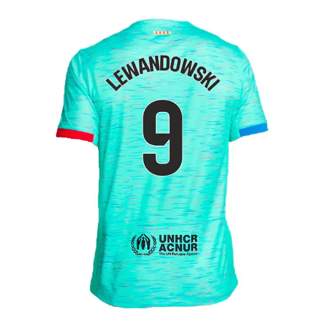2023-2024 Barcelona Third Shirt (Lewandowski 9) — Buy Online