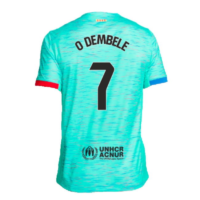 2023-2024 Barcelona Third Shirt (O Dembele 7) — Shop Online