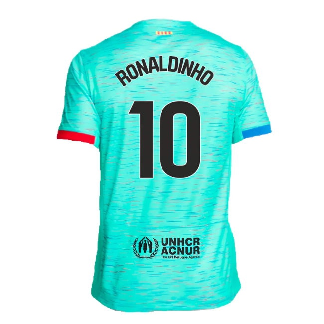 2023-2024 Barcelona Third Shirt (Ronaldinho 10) — Buy Now