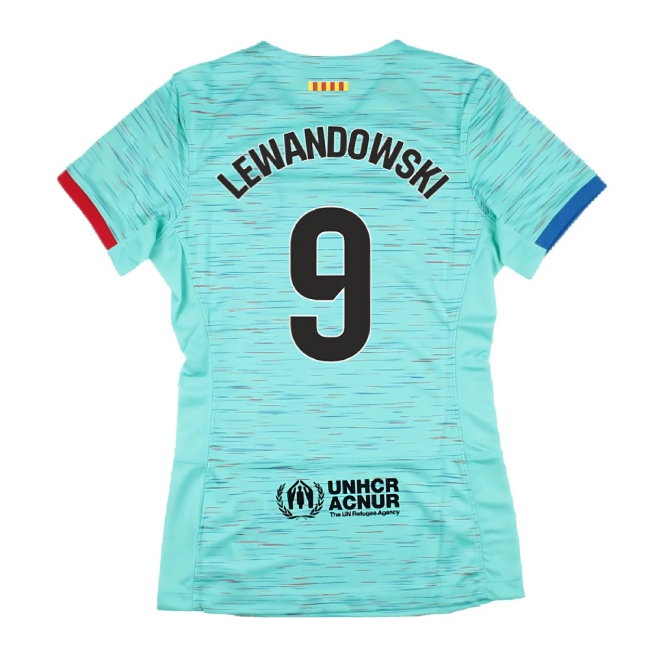 2023-2024 Barcelona Third Shirt (Womens) (Lewandowski 9) — Shop Online