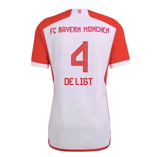 2023-2024 Bayern Munich Player Version Home Shirt (De Ligt 4) — Shop Now