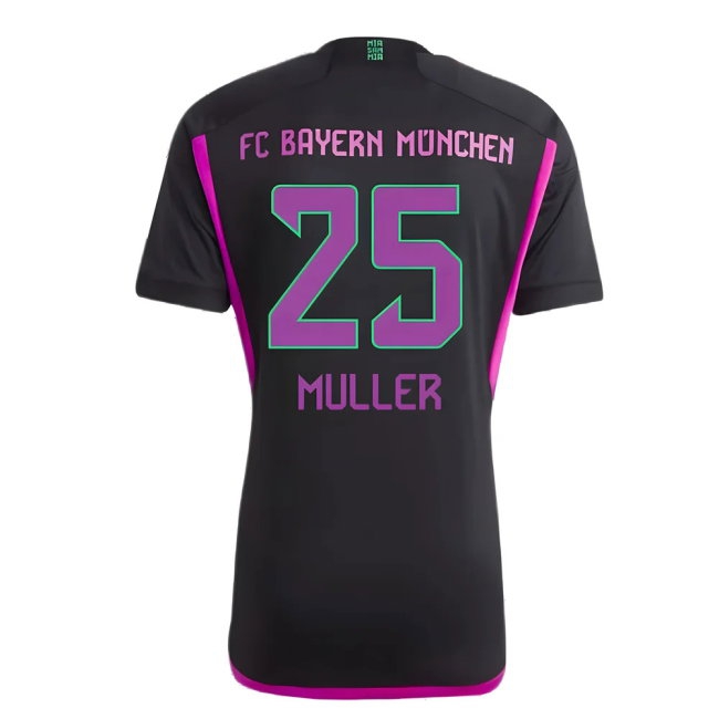 2023-2024 Bayern Munich Away Shirt (Muller 25) — Buy Online