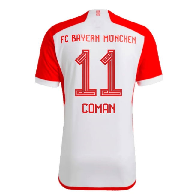 2023-2024 Bayern Munich Home Shirt (Coman 11) — Buy Online