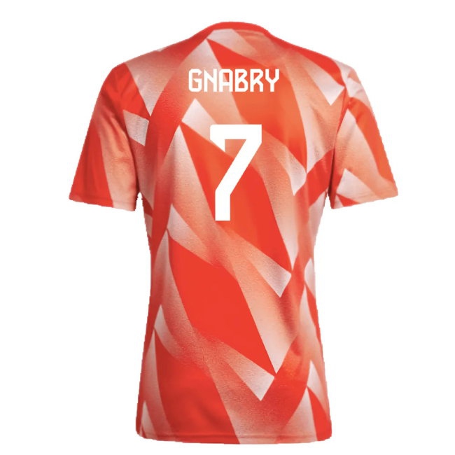 2023-2024 Bayern Munich Pre-Match Shirt (Red) (Gnabry 7) — Shop Now
